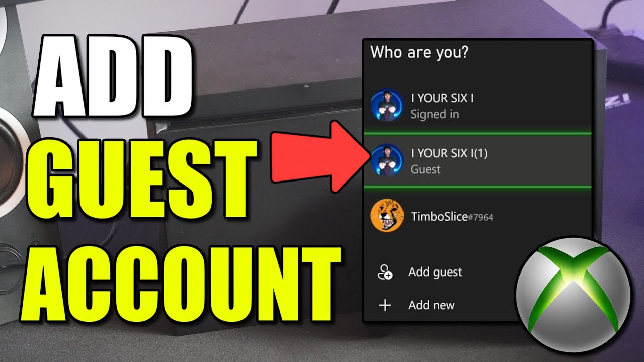 How to Add a GUEST Account for Split Screen on XBOX Series X|S (Best ...