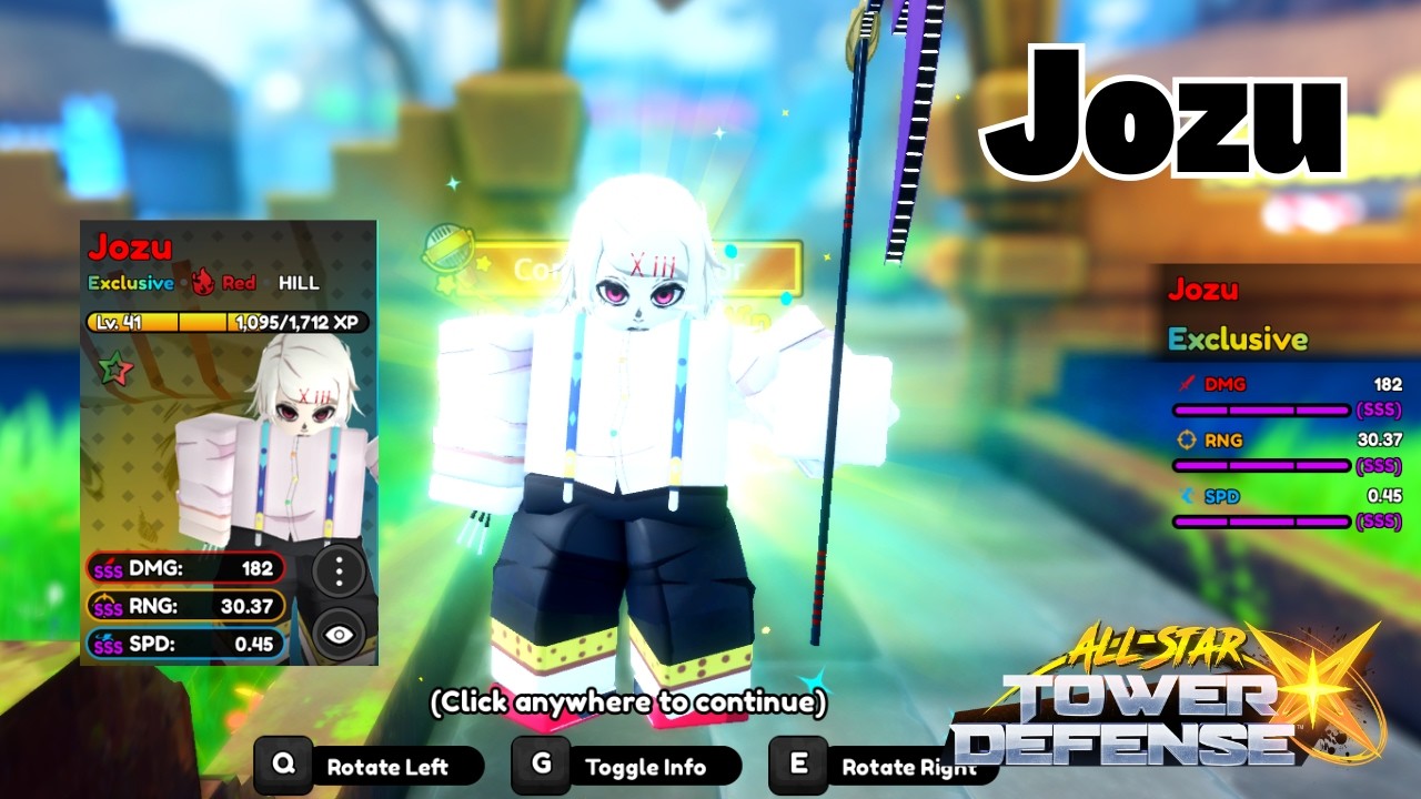 Juzo ASCENDED Showcase (Juuzou Tokyo Ghoul) All Star Tower Defense