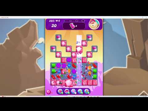 Candy Crush Saga Hard Level 285 | Champions Race | Audio Talkthrough |