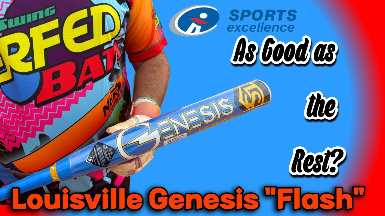 Batte De Softball Louisville Slugger Genesis End Load 28 Oz - Modèle 2021, Composite, USSSA - Pour Slowpitch Adulte