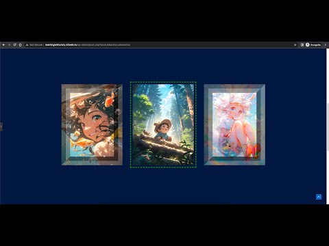 Wordpress Elementor image hover outline effect || WordPress Elementor hover effects