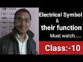 Electrical Symbols for some common components and its function||Class 10 Physics