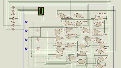 Design 7 Segment with Logic Gate and Verify
