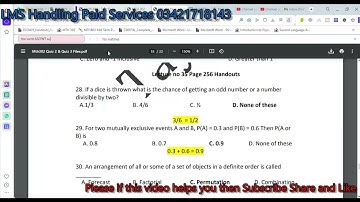 mth302 quiz 5 solution fall 2023 100% verified answers