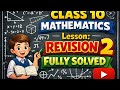Class x...mathematics  .Revision 2