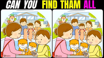 Spot The Difference : Brain Games to Improve Memory And Concentration🤔 [ Find The Difference ]