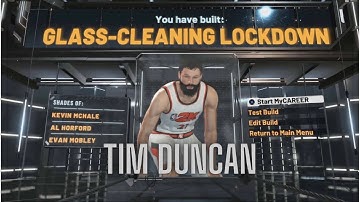 NBA 2K22 Tim Duncan Current Gen build - Best PF Builds - 2K Legends of the game build