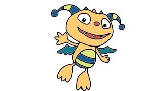 How To Draw Henry Hugglemonster From The Henry Hugglemonster Episodes In Full