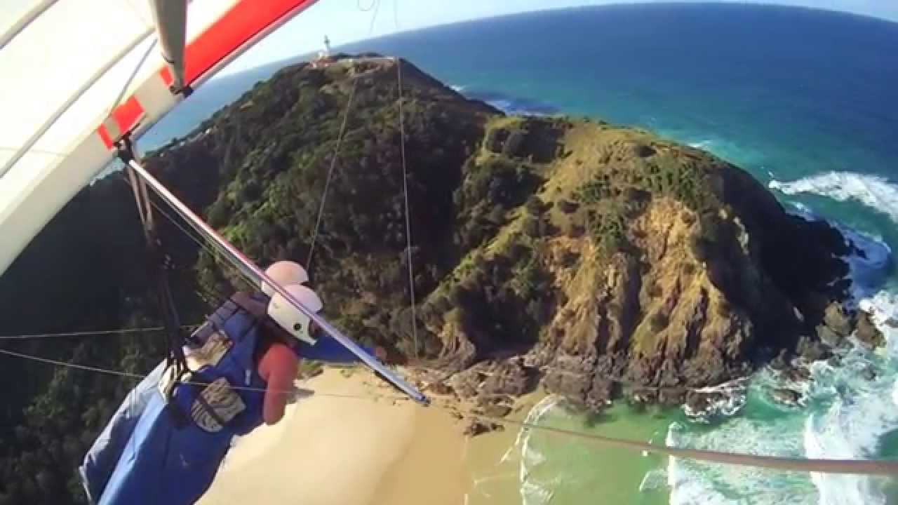 Hang gliding Byron Bay YouTube Hang gliding Byron Bay YouTube