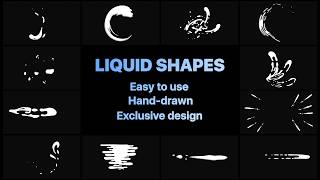 Energetic Liquid Shapes (Ae, Pr, Dr, FCPX) Free Liquid Motion Pack