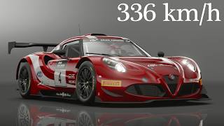 Gran Turismo Sport - Alfa Romeo 4C GR.3 - 336 km/h Top Speed