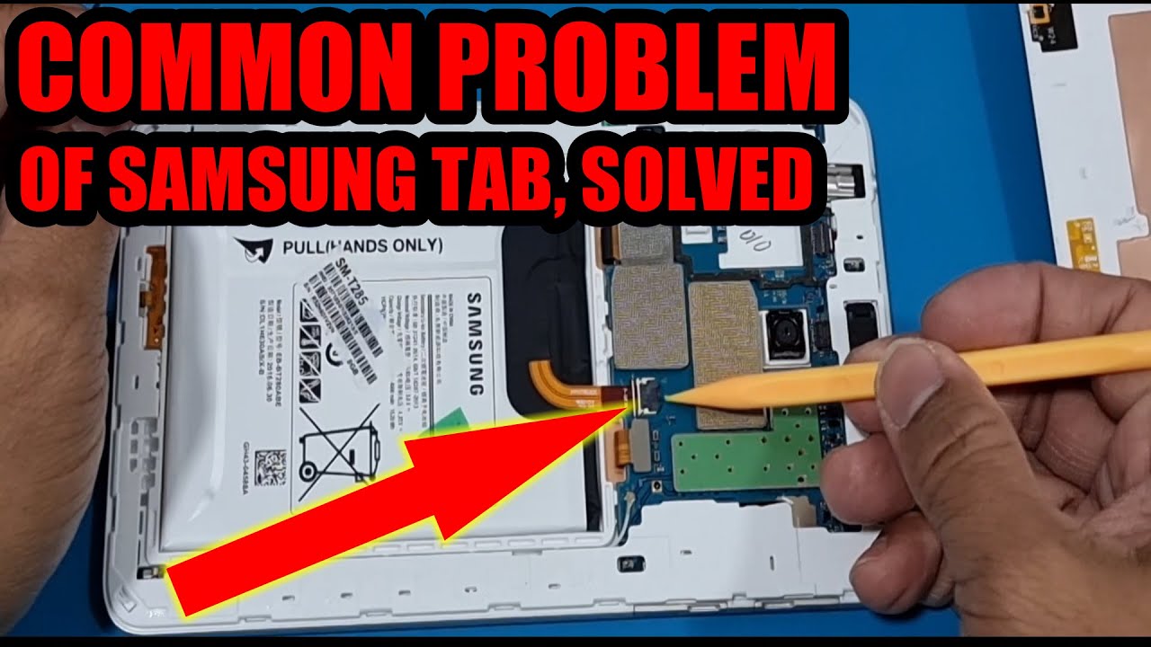 How to fix of GALAXY TAB A6 MINI not charging notcharging galaxytab 