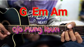 OJO MUNG ISUN - KUNCI GITAR DAN LIRIK By Tokey tky