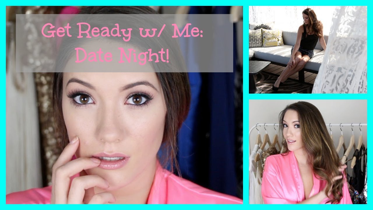 Get Ready with Me: Date Night! Макияж, прическа и наряд | Блэр Фаулер