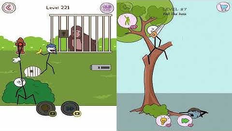 THIEF PUZZLE vs PARIS KISSS - All Levels New UPDATE Satisfying STICKMAN Mobile Gameplay Android