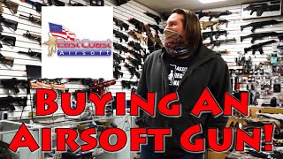 Traveling To An Airsoft Store To Buy Some Gear! (What Airsoft Gun Did I Get?)