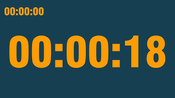 18 second timer (with end alarm, time elapsed and progress bar)