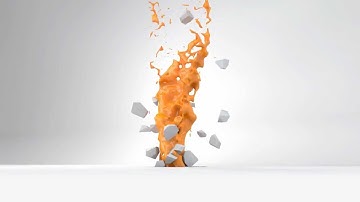 Realflow logo forming intro