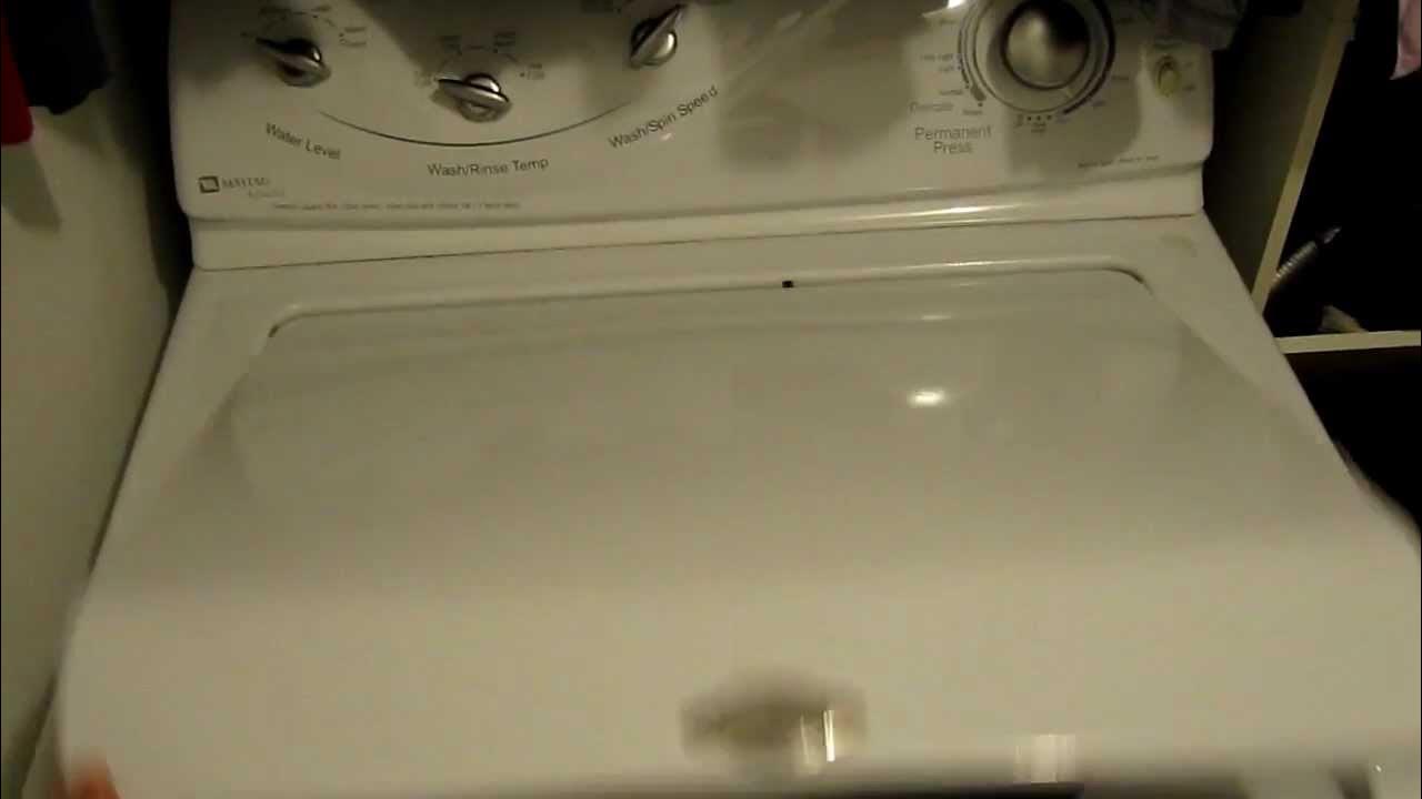 Maytag Atlantis MAVT634AWW Clothes Washing Machine Horrible Noise YouTube