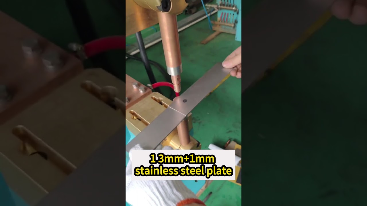 Spot Welding Machine: Precision Welding for 13mm+1mm Stainless Steel Plates