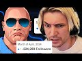 The rock is losing thousands of fans per hour  xqc reacts