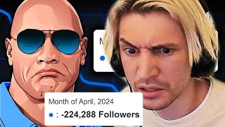 The Rock Is Losing Thousands Of Fans Per Hour | xQc Reacts