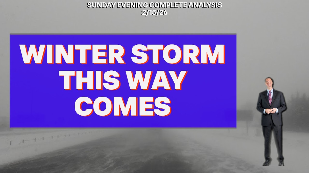 WINTER STORM MORE LIKELY - TRACK AND TIMING ANALYSIS - Q & A - YouTube