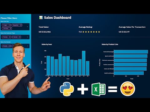 Turn An Excel Sheet Into An Interactive Dashboard Using Python (Streamlit)