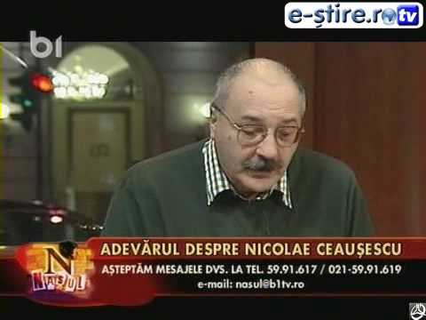 Ceausescu, Alexandru Stoenescu, Grigore Cartianu , Radu Moraru, www.e-stire.ro, Nasul, B1 TV, P2 -1