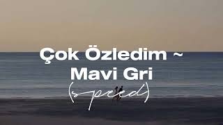 Çok Özledim ~ Mavi Gri (speed up)