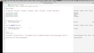 Swift Tutorial -  Swift Data Containers