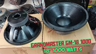 GM 18-1000 sound test..