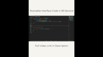 Java Runnable Interface Explained in 60 Seconds | Multithreading | @quipoin