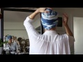 How to tie your turban householder style for Kundalini Yoga, Turban Technology with Myrah Penaloza