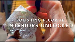 The Colors of Colorado Minerals | Polishing Fluorite Specimens