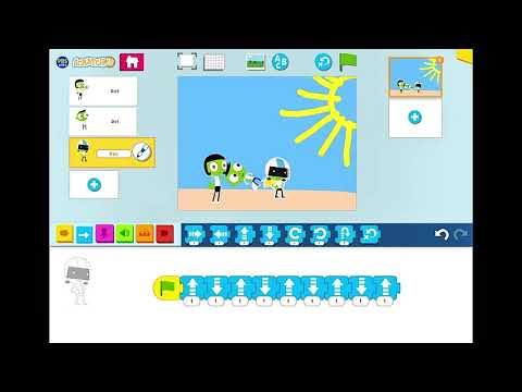How To Code A Cartoon In PBS KIDS ScratchJr (For Beginners Who Do Not Know How To Code On This App)