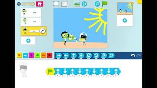 How To Code A Cartoon In PBS KIDS ScratchJr (For Beginners Who Do Not Know How To Code On This App) screenshot 2