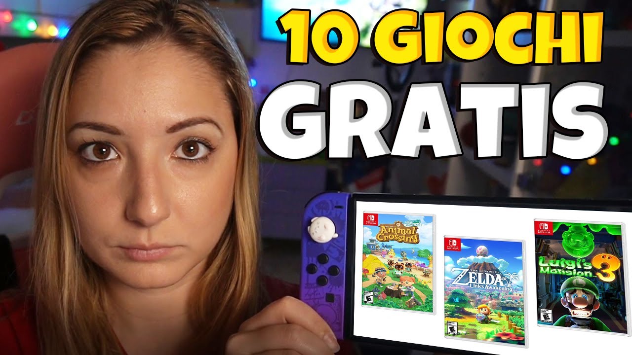 10 GIOCHI GRATIS da scarica su NINTENDO SWITCH/SWITCH LITE 