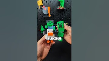 I 3D Printed a Flexible Minecraft Creeper figurine