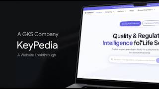 KeyPedia Platform Demo | Quality and Regulatory Intelligence for Life Sciences