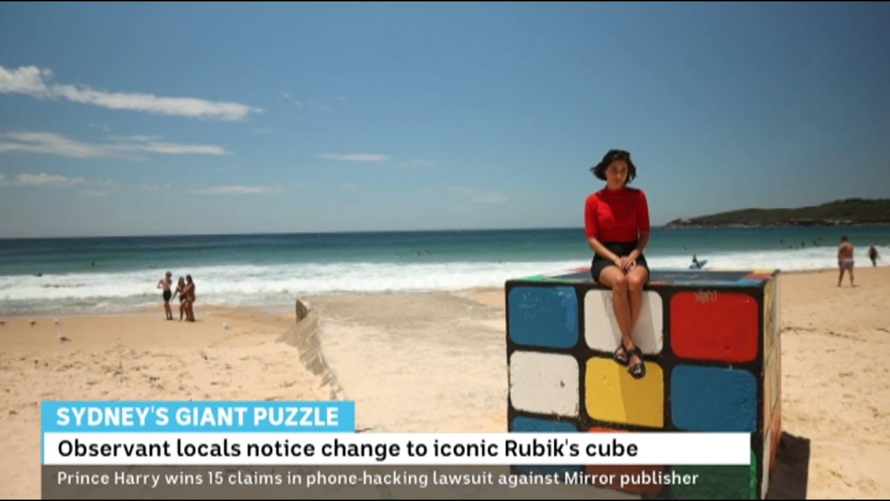 The mystery of Maroubra's Rubik's Cube has been solved but locals are  divided on its new look - ABC News