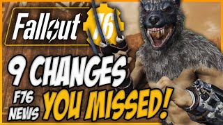 9 Changes You Missed in NEW Fallout 76 Update!