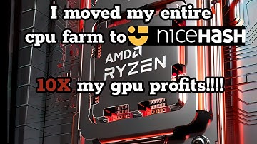 CPU MINING 10x more PROFITABLE then GPU MINING right now!