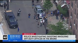 Police investigating shooting involving off-duty officer in the Bronx
