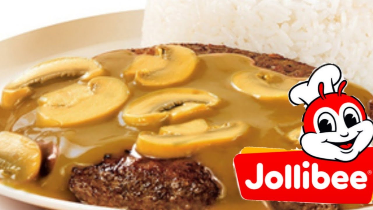 BURGER STEAK WITH MUSHROOM GRAVY ALA JOLLIBEE STYLE BIDA SA SARAP
