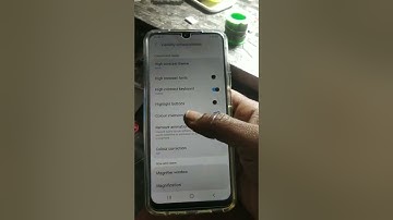 Samsung black and white display settings