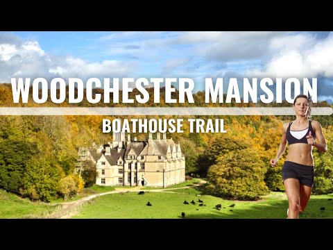 Woodchester Mansion & Lakes | Virtual Trail Run / Walk | 30 minute Treadmill Workout Scenery