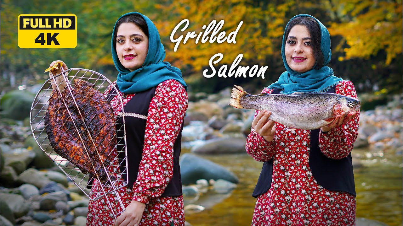 Grilled Salmon in the REAL PARADISE | 