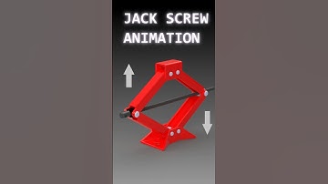 Solidworks Animation 2: Screw Jack: How a Simple Screw Can Lift a Car