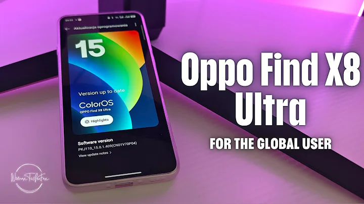 Oppo Find X8 Ultra (ColorOS) - settings for global user